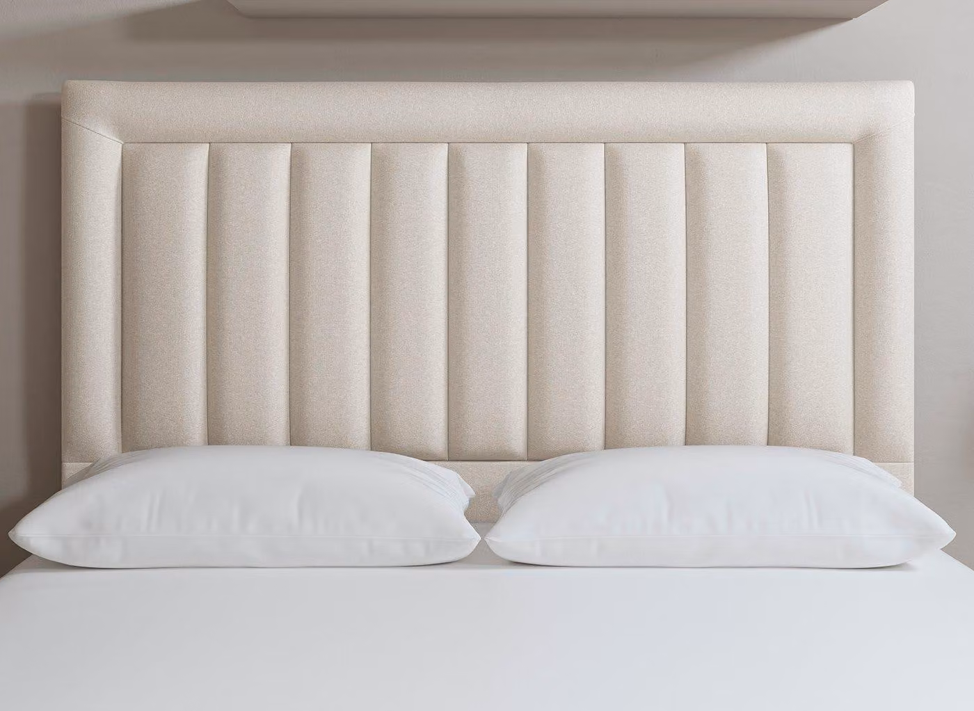 Dream Team Hinton Upholstered Headboard in Beige