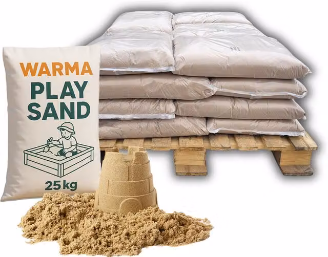 Warma Childrens Sensory Play Sand in Beige, 500kg