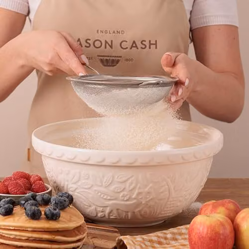 Mason Cash In The Forest Fox Stoneware Mixing Bowl, 4 Litre, Cream, Diameter: 29 cm – 2
