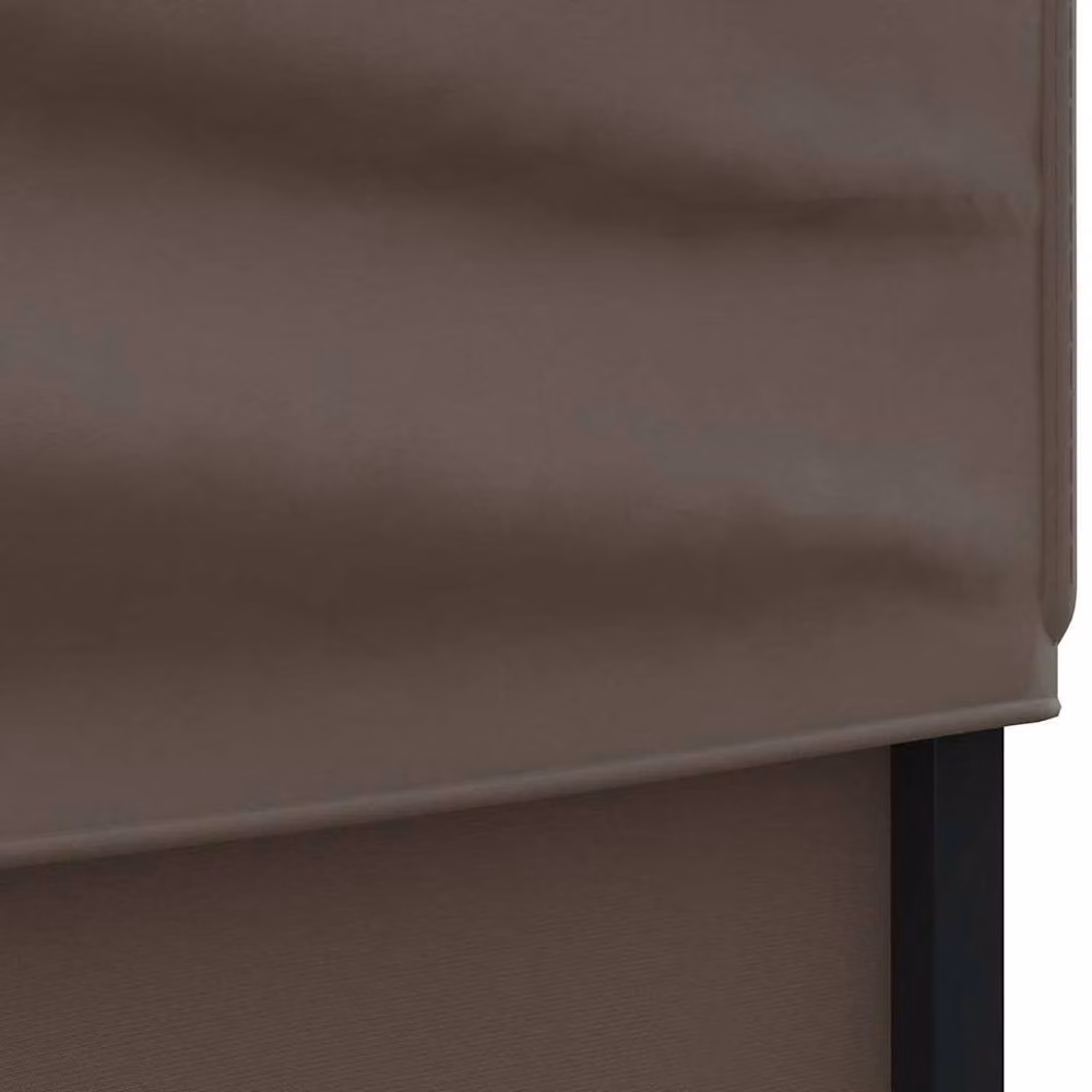 Berkfield Home Folding Party Tent with Sidewalls and Windows, Beige/Brown, W: 200 cm, D: 200 cm, H: 234 cm – 3