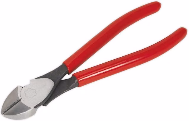 Loops Heavy Duty Side Cutters in Silver and Red, 180mm, Chrome Vanadium and Stainless Steel