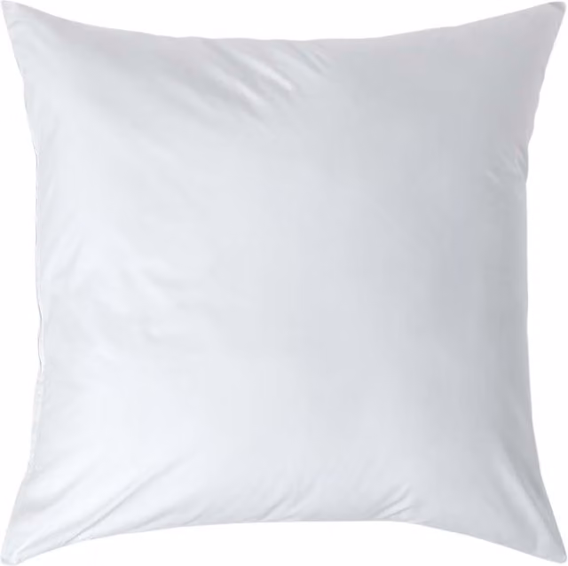 Homescapes 200 Thread Count Egyptian Cotton Percale Housewife Pillowcase, White, W: 80 cm