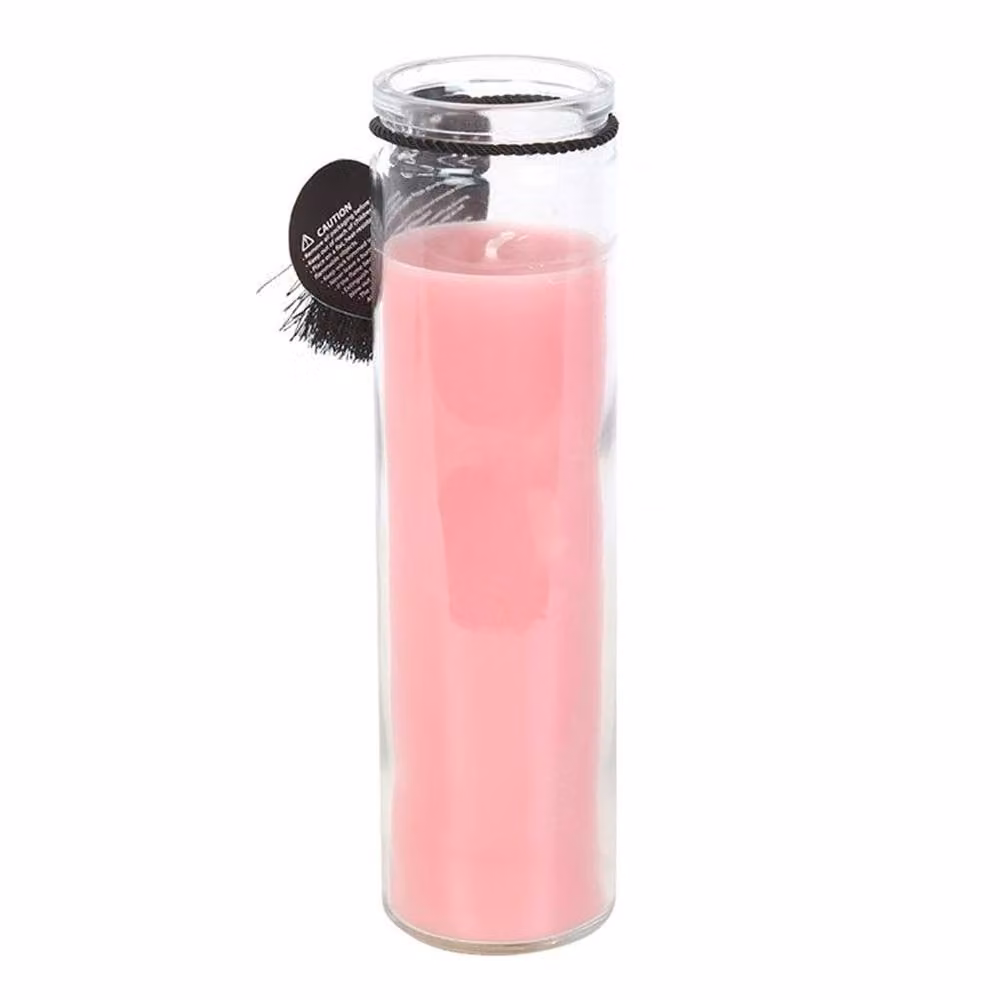 Uniqueful Love Potion Passionfruit Tube Pillar Candle in Pink – 2