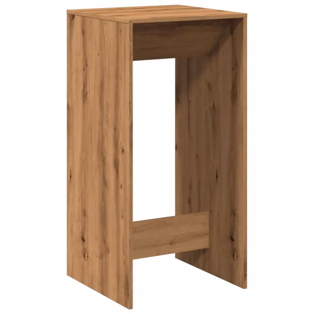 Berkfield Home Artisan Oak Bar Table in Brown, W/D/H: 51 x 50 x 103.5 cm – 2