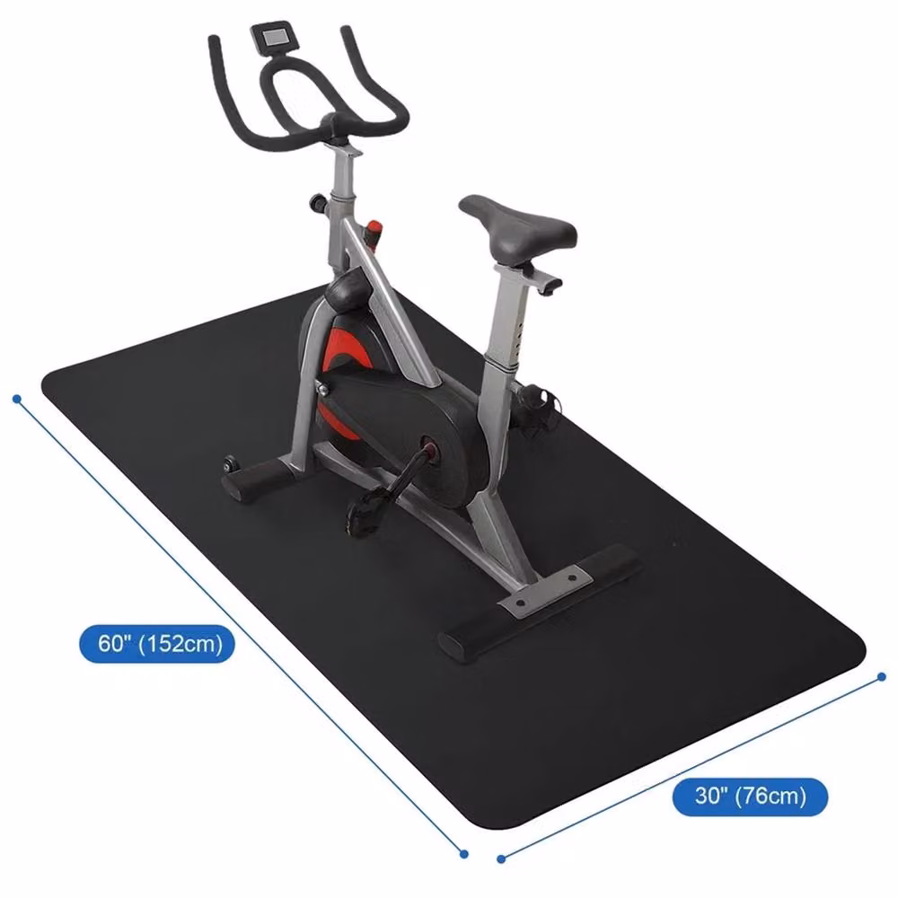 EONLION Non-Slip Walking Pad Floor Protector, Black, W: 100 cm, D: 100 cm – 2