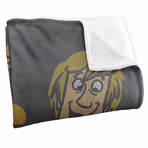 LOGOVISION Scooby Doo Throw Blanket, Multicolour and White, W/D/H: 152 x 127 cm – 2