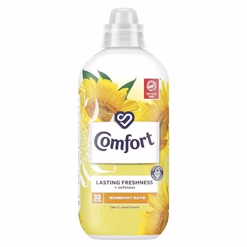 Comfort Sunshiny Days Fabric Conditioner with Stay Fresh Technology, 990 ml