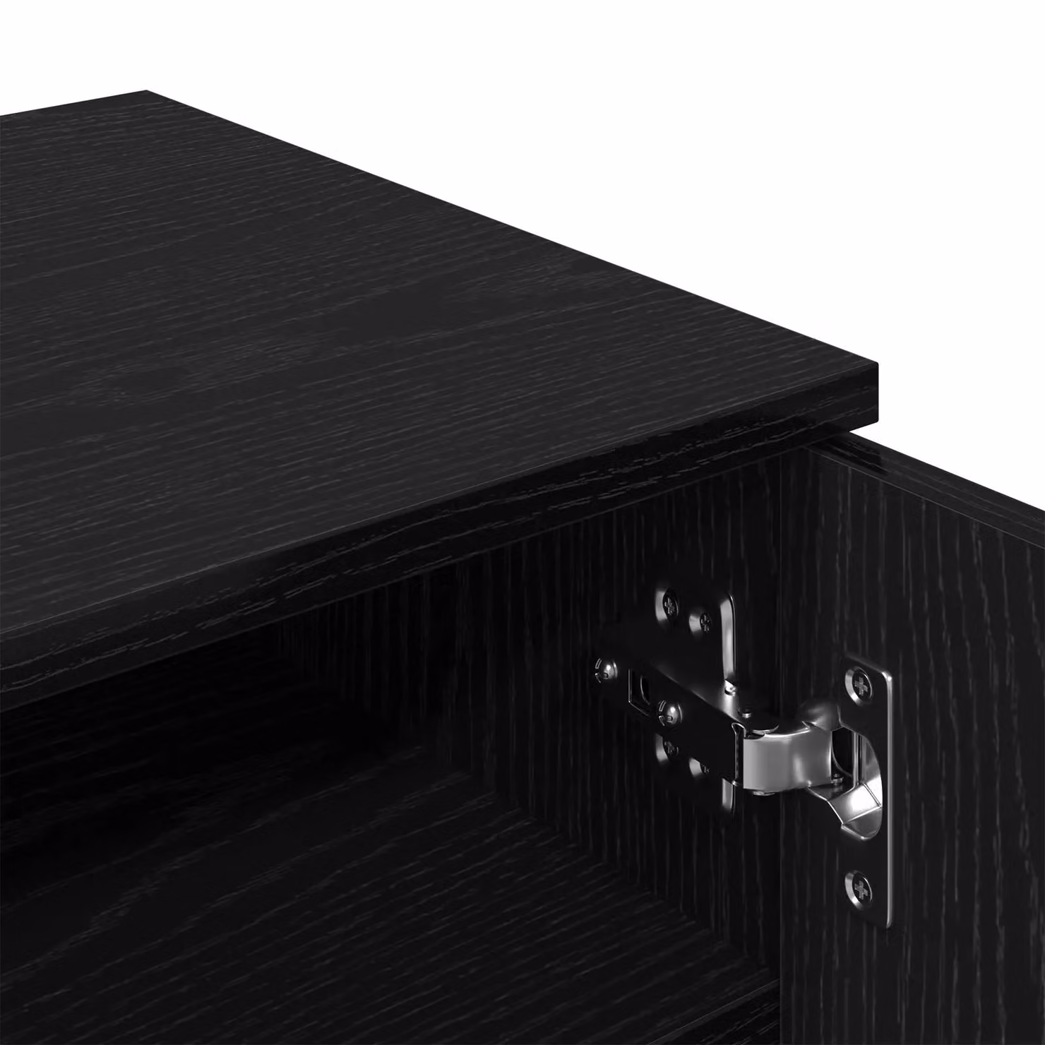 Berkfield Home Black Oak Shoe Cabinet, W/D/H: 29.5 x 35 x 100.5 cm – 3