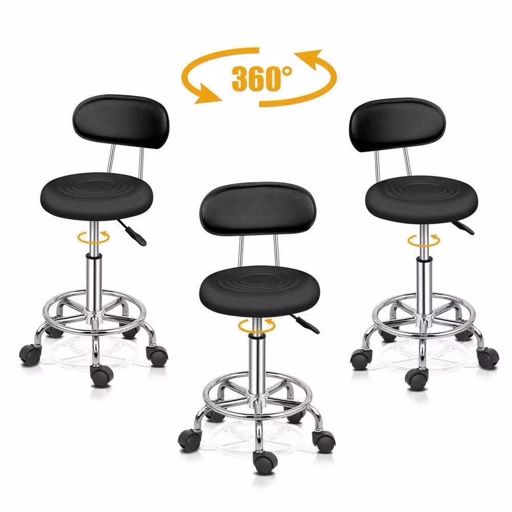 Kelvenix Black Salon Stool Hairdressing Styling Chair – 4