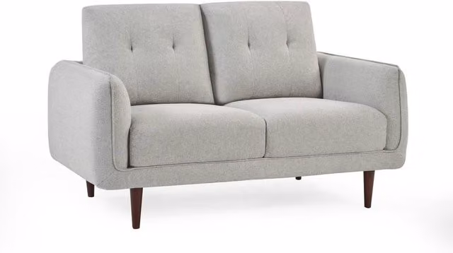 Cheshire Remy 2 Seater Modern Fabric Sofa in Grey