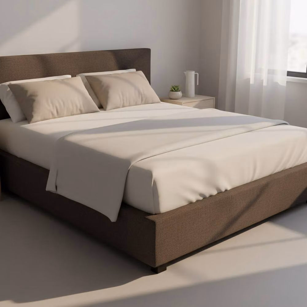 Bedding Mill Cool Plus Soft Firm Memory Foam Mattress in White, Super King, H: 25 cm, W: 180 cm, D: 200 cm – 2