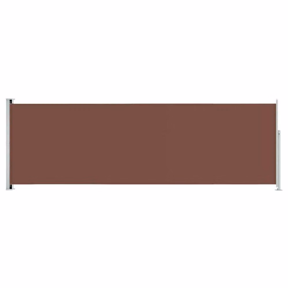Berkfield Home Brown Retractable Side Awning with Polyester Fabric and Steel Frame, W/D/H: 600 x 200 x 200 cm – 2