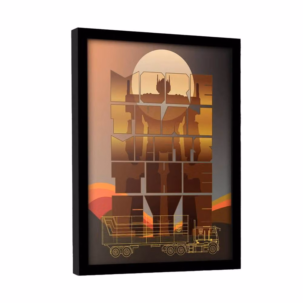 Transformers More Than Meets The Eye Multicolour Framed Graphic Paper Poster – 2