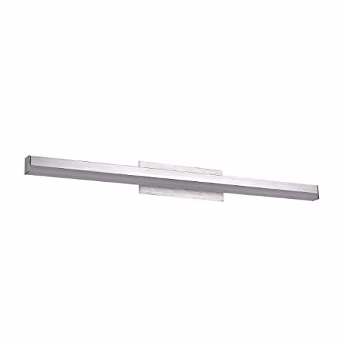 Italux Modern LED Wall Lamp in Brushed Silver with Warm White 3000K Light