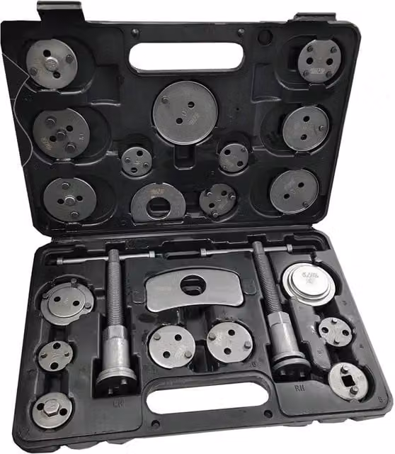 Autojack 22 Piece Brake Rewind Caliper Piston Tool Kit in Black – 1