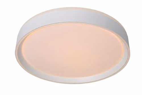 Lucide Nuria Dimmable LED Flush Ceiling Light, White, Diameter: 30 cm