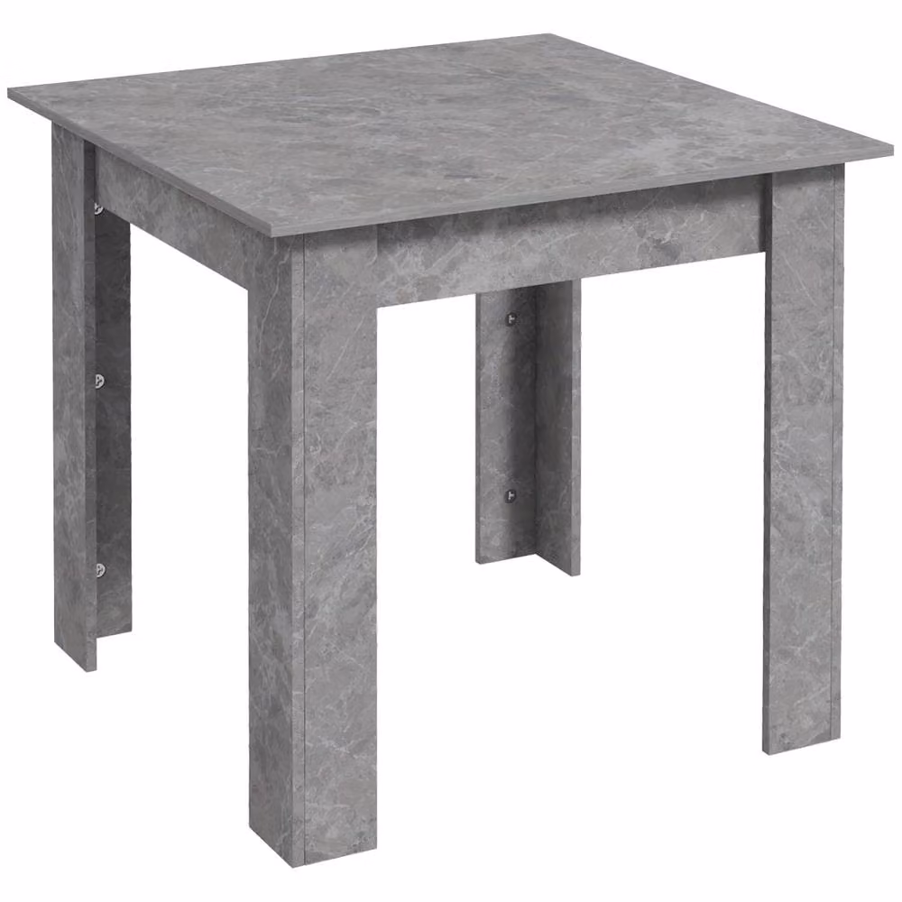 Wyld Haus Kava Square Dining Table, Grey, W/D/H: 80 x 80 x 76 cm – 2