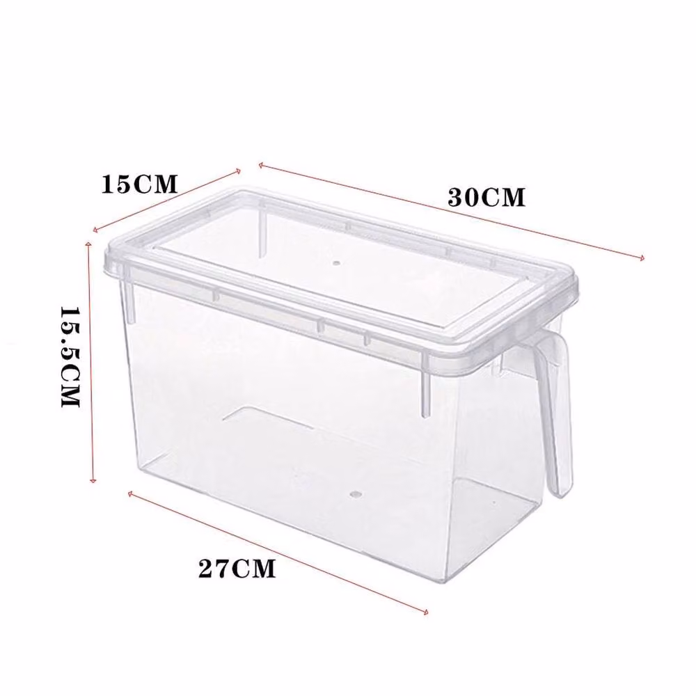 PAWNORA Set of 4 Transparent Plastic Kitchen Storage Boxes – 2