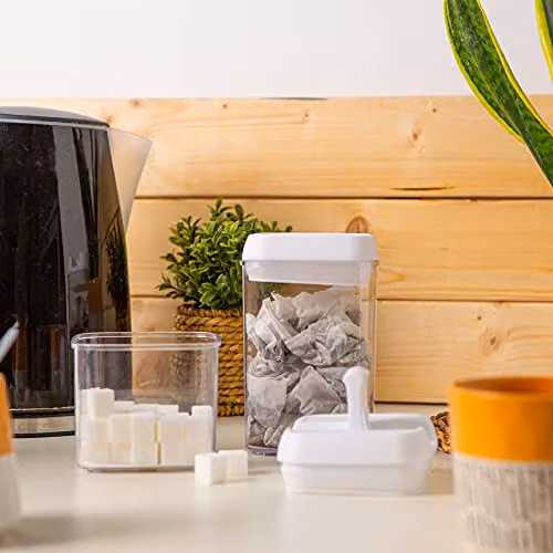 Argon Tableware 5 Piece Airtight Plastic Food Storage Container Set in White – 3