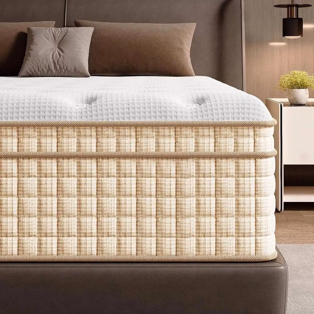 Rolipo Small Double Hybrid Mattress in White, W/D/H: 120 x 200 x 26 cm – 2
