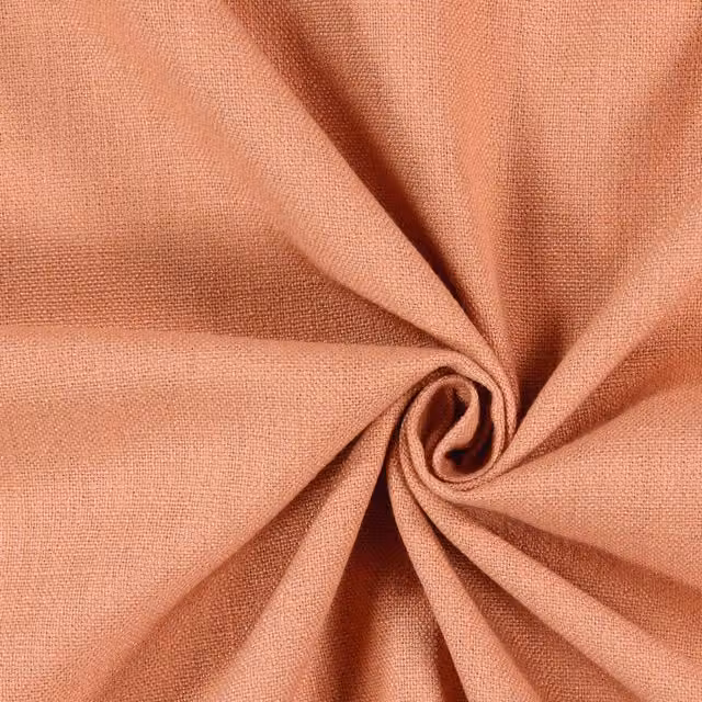 Prestigious Textiles Saxon Fabric in Tangerine Orange