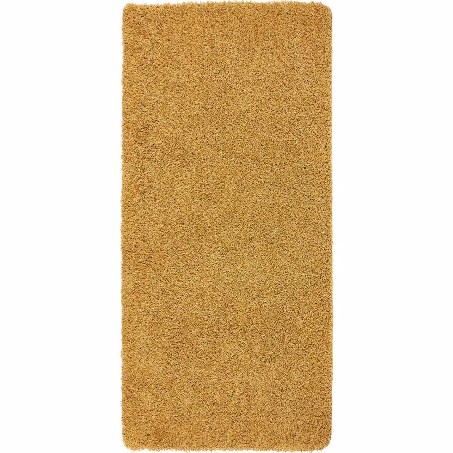 THE RUGS Washable Non-Slip Shaggy Rug in Yellow, W/D/H: 67 x 150 cm – 2