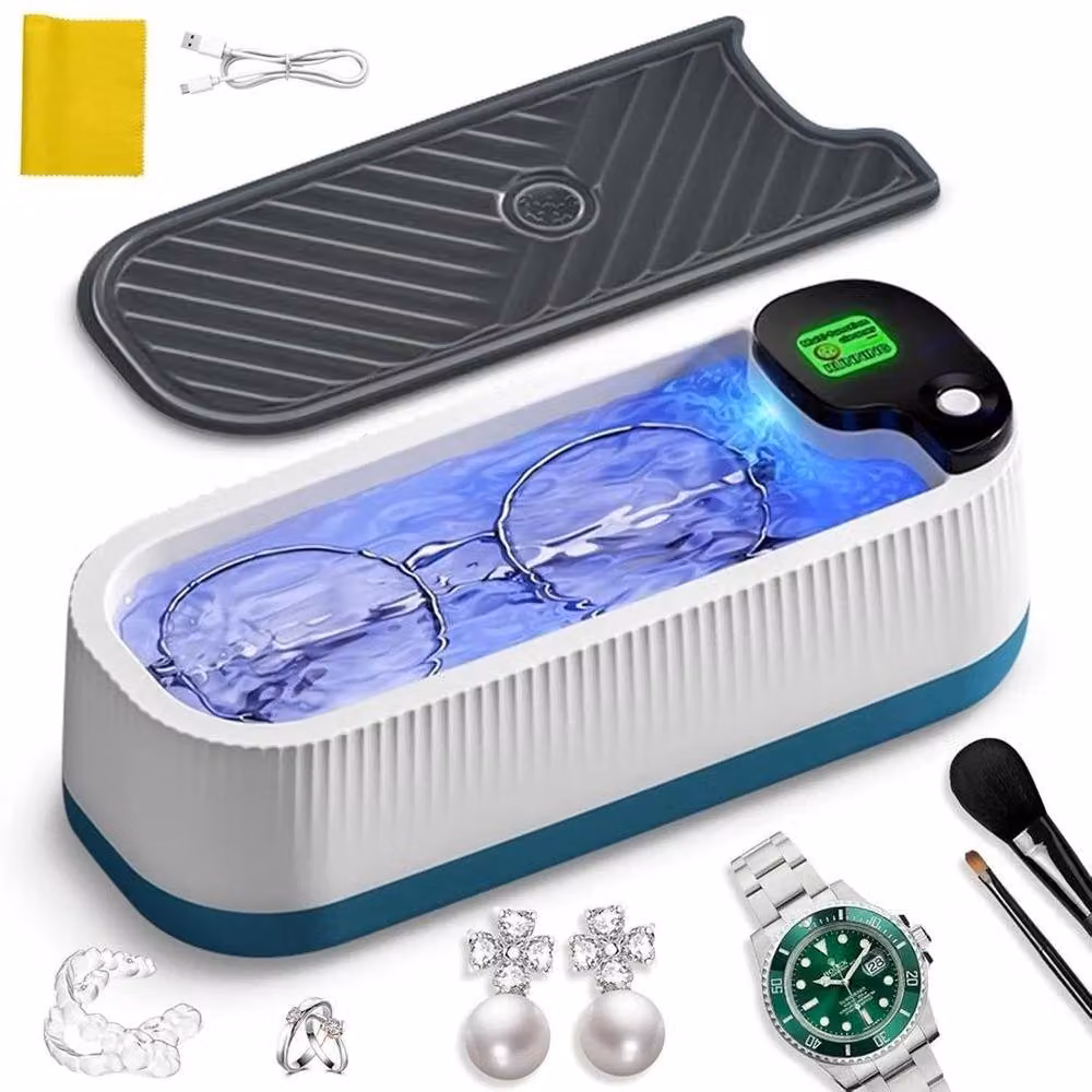 KORVIXA Ultrasonic Jewelry Cleaner in White – 3
