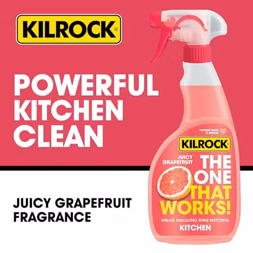 Kilrock Kitchen Cleaner Spray Juicy Grapefruit 750ml – 2