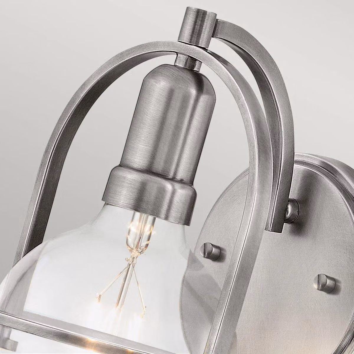 Netlighting Hinkley Somerset Wall Lamp in Brushed Nickel and Grey – 2