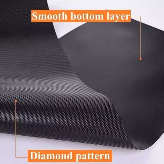 NESTLUNE Waterproof Bulk Roll Drawer and Shelf Liner Mat, Black, W: 60 cm, L: 600 cm – 1