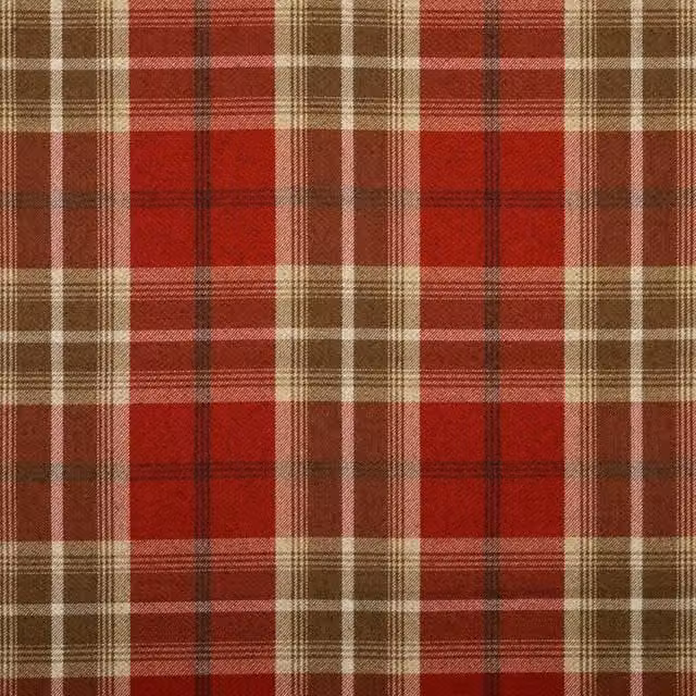 Terrys Red Checked Country House Fabric