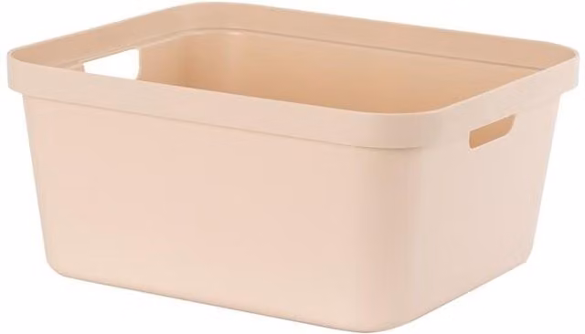 Wham Studio Bowl with Handles in Peach Plastic