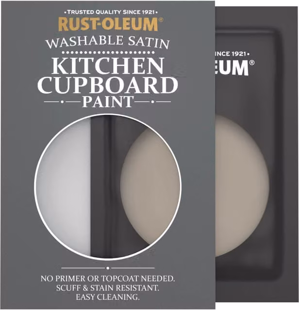 Rust-Oleum Kitchen Cupboard Satin Finish Tester Sachet, Cocoa Brown, 10ml