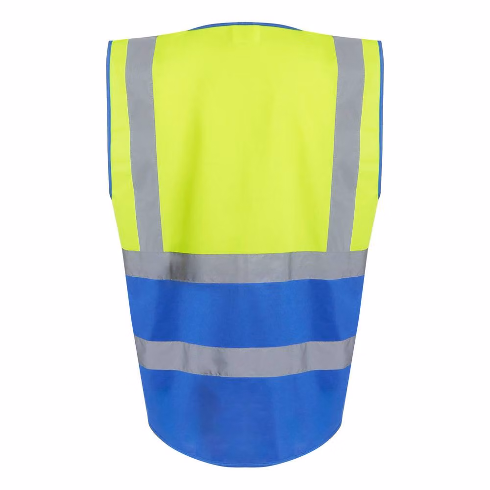 Regatta Men's Hi-Vis Executive Vest in Yellow and Blue, Size: XXL – 3