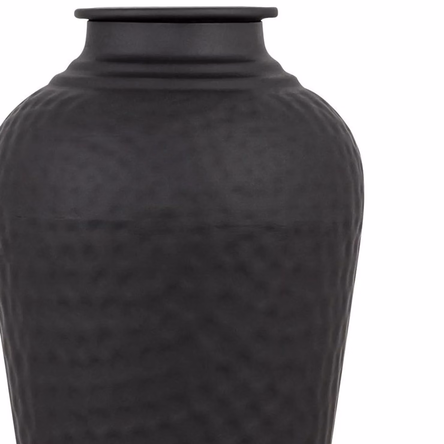 Hill Interiors Hammered Black Tabletop Vase – 2