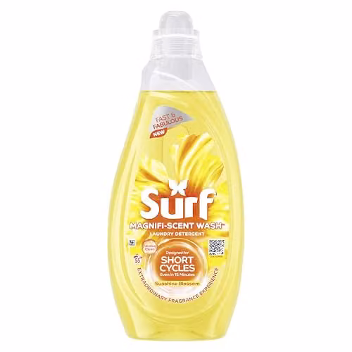 Surf Magnifi-Scent Quick Wash Sunshine Blossom Laundry Liquid Detergent, 1.485 l – 1