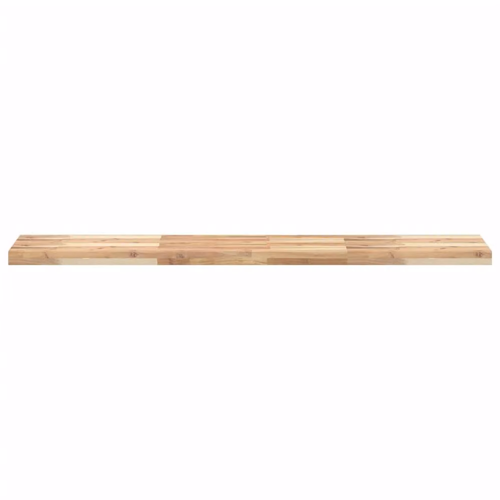 Berkfield Home Rectangular Solid Acacia Wood Table Top, Brown, W: 160 cm, D: 30 cm, H: 4 cm – 2