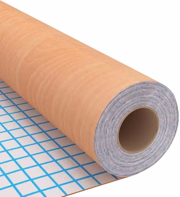 Berkfield Home Self-adhesive Japanese Oak Furniture Film in Beige, W: 90 cm, L: 500 cm