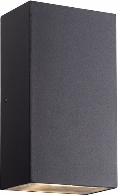 Nordlux Rold LED Outdoor Wall Light, Black Metal, IP54, Warm White 3000k