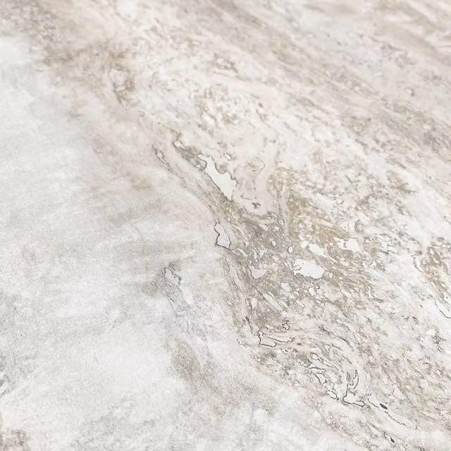 Muriva Eterna Marble Abstract Wall Art in Taupe and Yellow