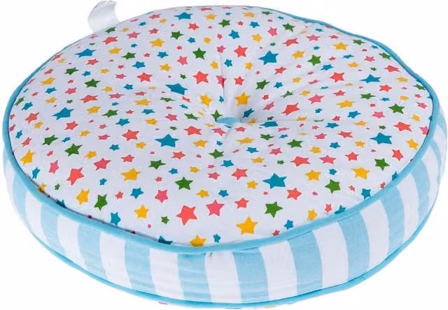 Homescapes Round Childrens Floor Cushion in Multicolour