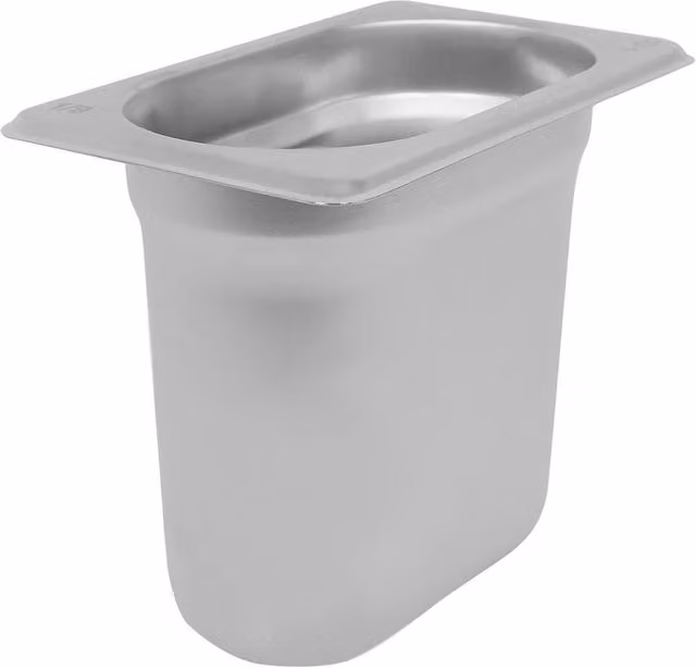 Argon Tableware Stainless Steel Gastronorm Container 1/9 1L, Silver – 2