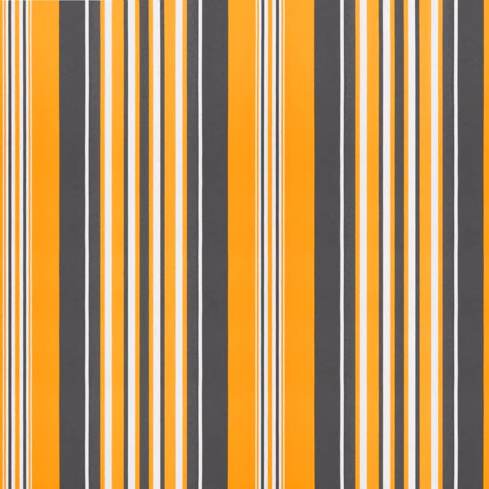 Berkfield Home Replacement Polyester Awning Fabric in Multicolour Stripe, W: 4.5 m, D: 3.5 m – 4