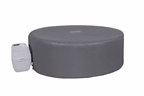Bestway Lay-Z-Spa Large Round Thermal Hot Tub Cover, Grey, Diameter: 196 cm, Height: 71 cm