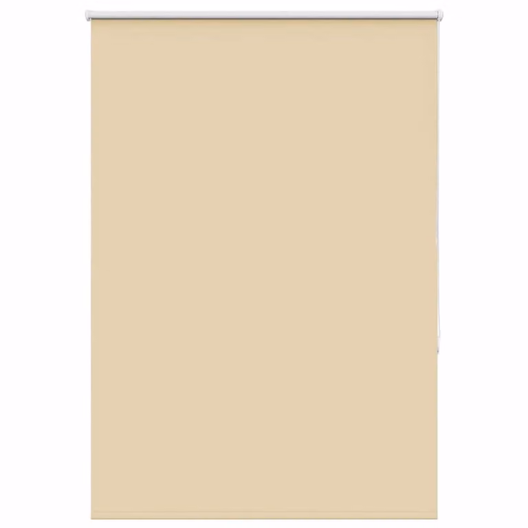 Berkfield Home Blackout Roller Blind in Beige Polyester, W: 95 cm, H: 130 cm
