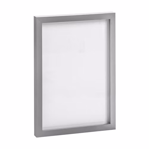 Nicola Spring Minimalist Rectangular A4 Photo Frame in Grey, Fits 20 x 30 cm, Wall Mounted or Freestanding