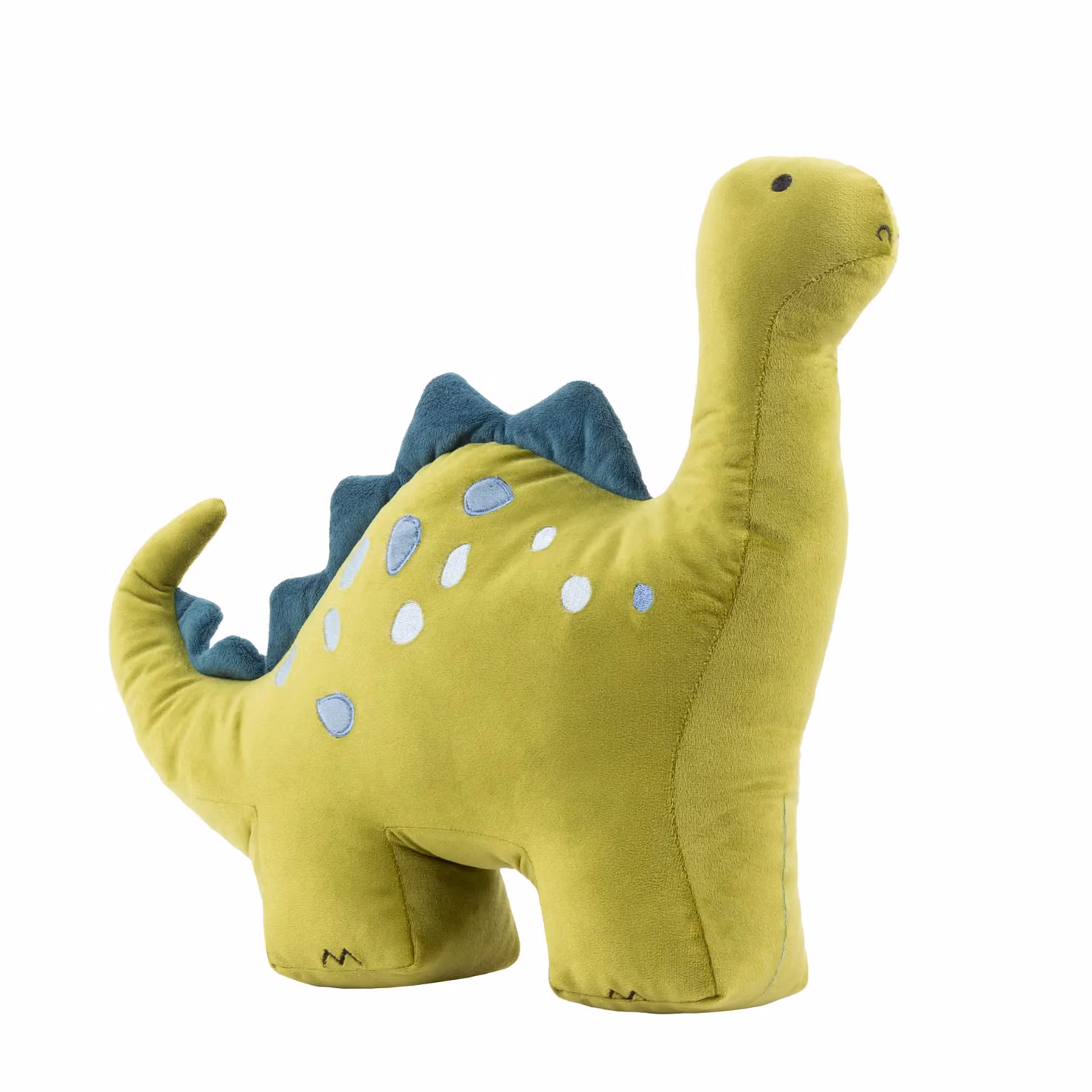 Little Furn Dino Kids Novelty Green Velvet Polyester Filled Cushion – 2