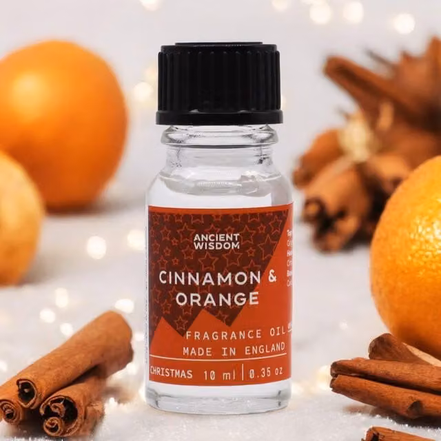 Ancient Wisdom Cinnamon and Orange Fragrance Oil, 10ml – 2
