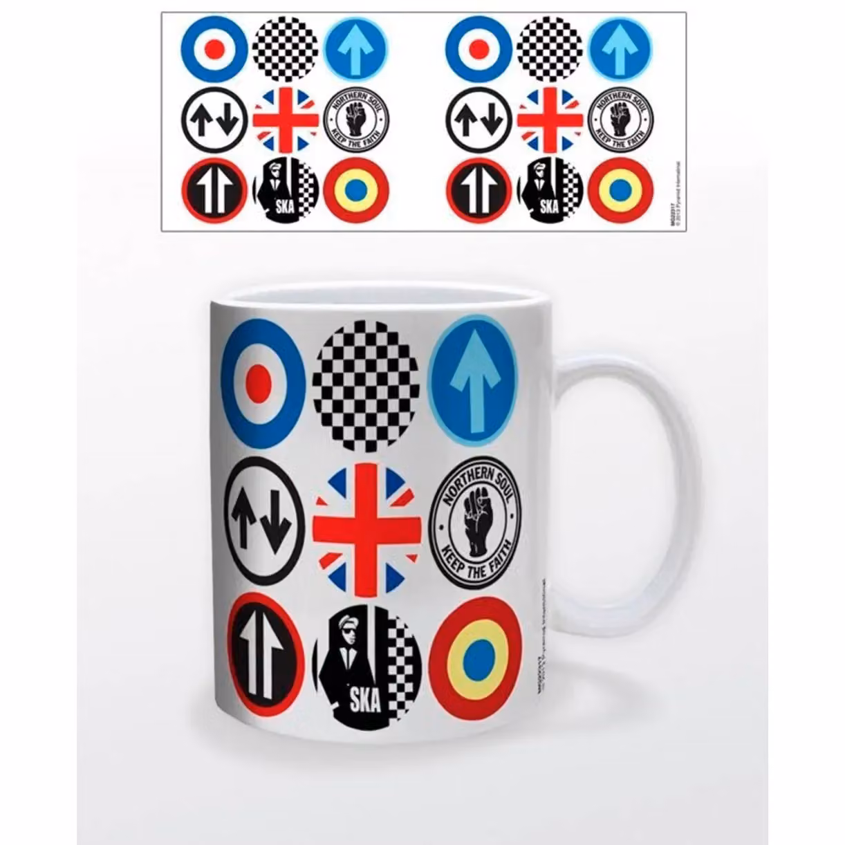 Mod Ska Icons Multicolour Ceramic Mug – 2