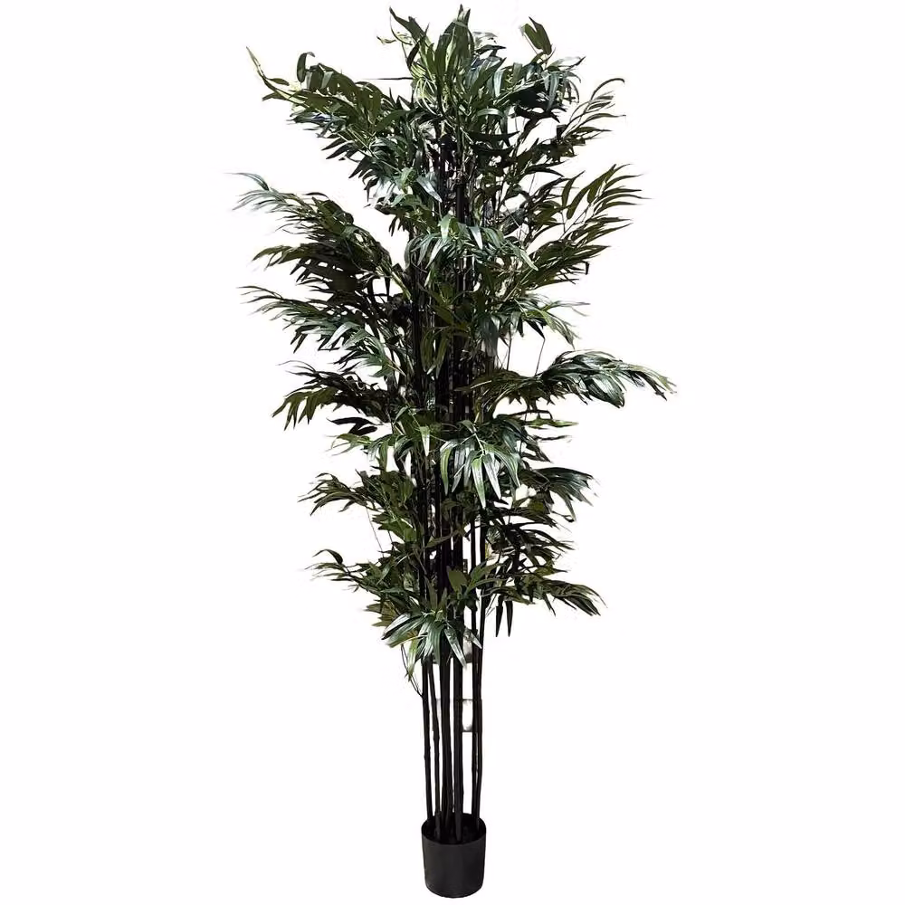 Leaf Premium Green Artificial Fire Retardant Natural Bamboo Tree, Height: 200 cm – 3